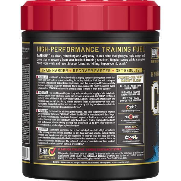ALLMAX - Carbion+ - Electrolyte Hydration Drink