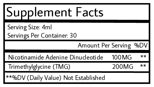 Liposomal NAD+ with TMG