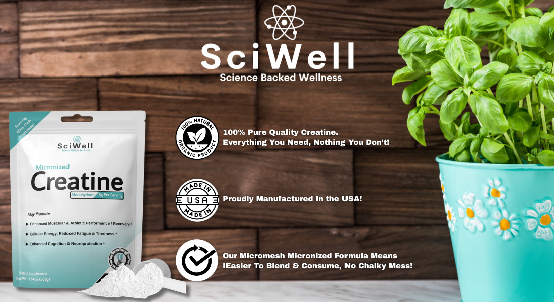 SciWell Micronized Creatine Monohydrate