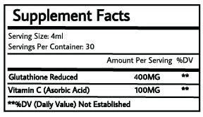 Liposomal Glutathione with Vitamin C