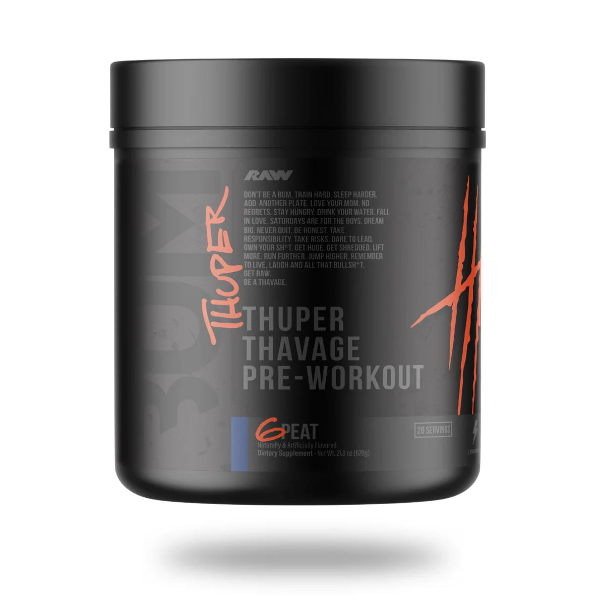 Raw Nutrition CBum Thuper Thavage Pre-workout
